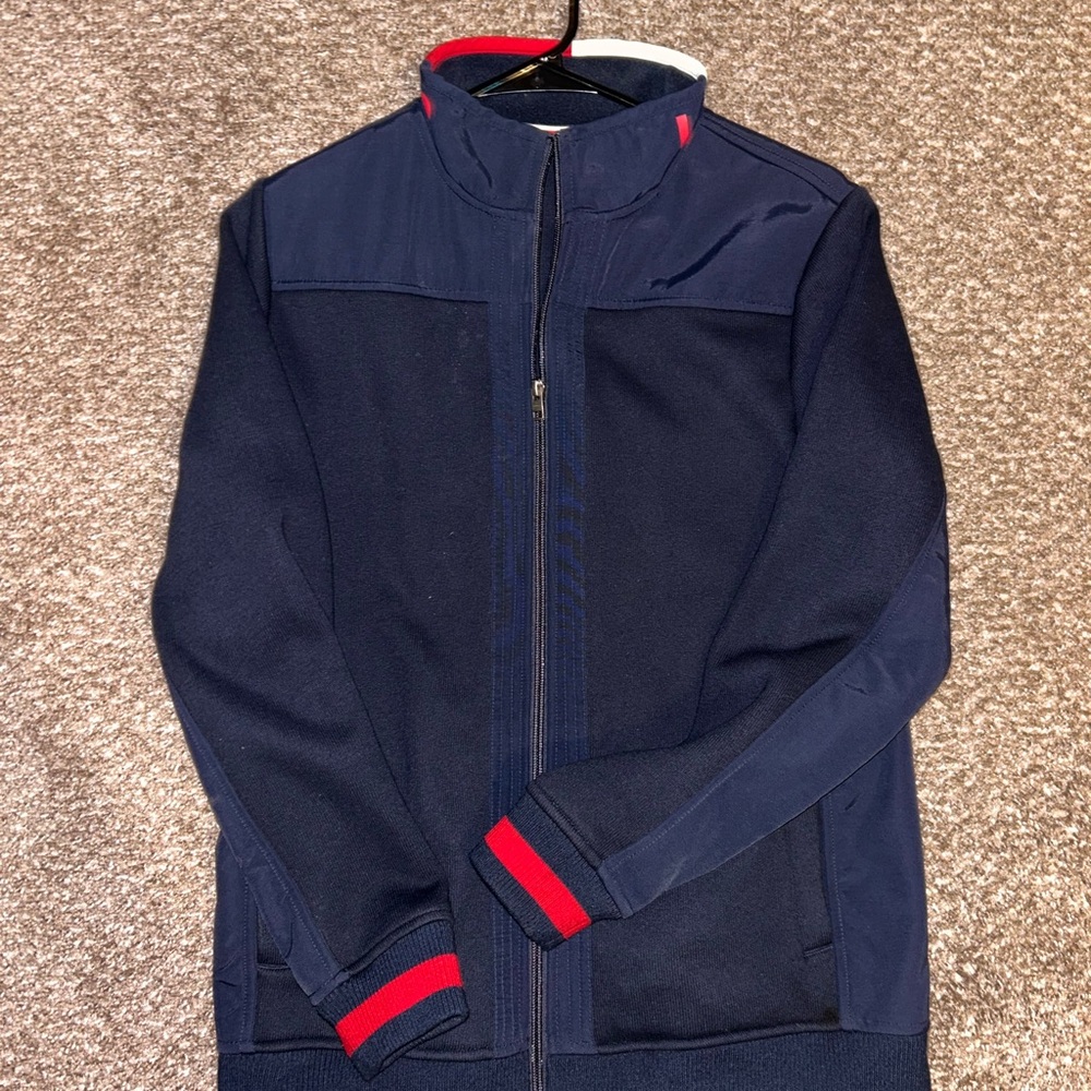 Tommy Hilfiger Navy Jacket with Red Trim